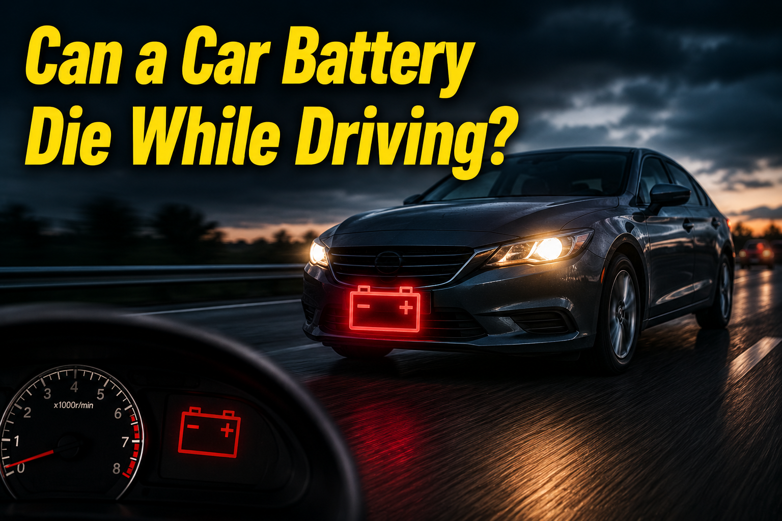 Can a Car Battery Die While Driving?