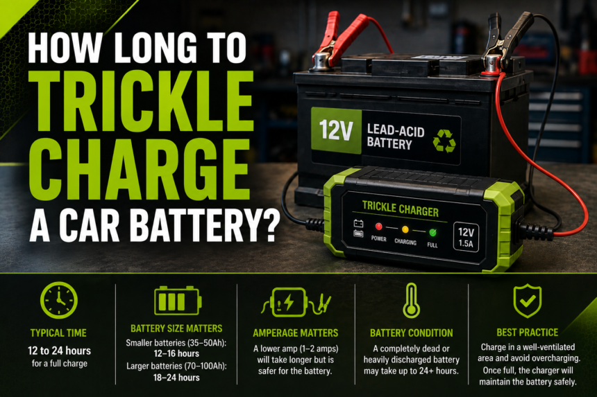 How Long to Trickle Charge a Car Battery?