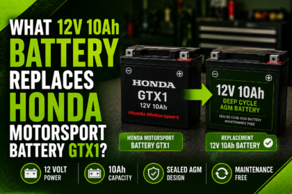 What 12V 10Ah Battery Replaces Honda Motorsport Battery GTX1?