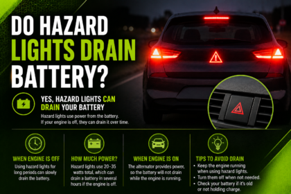 Do Hazard Lights Drain Battery?