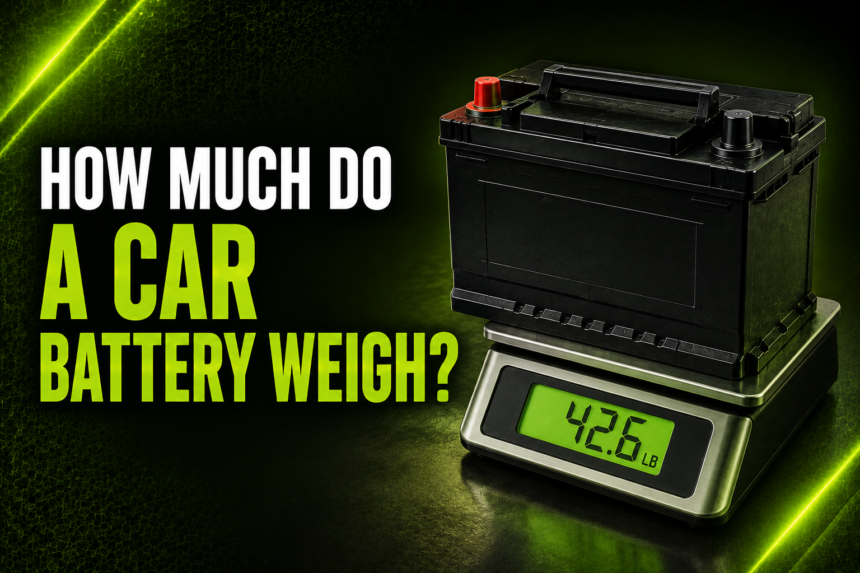 How Much Does a Car Battery Weigh?