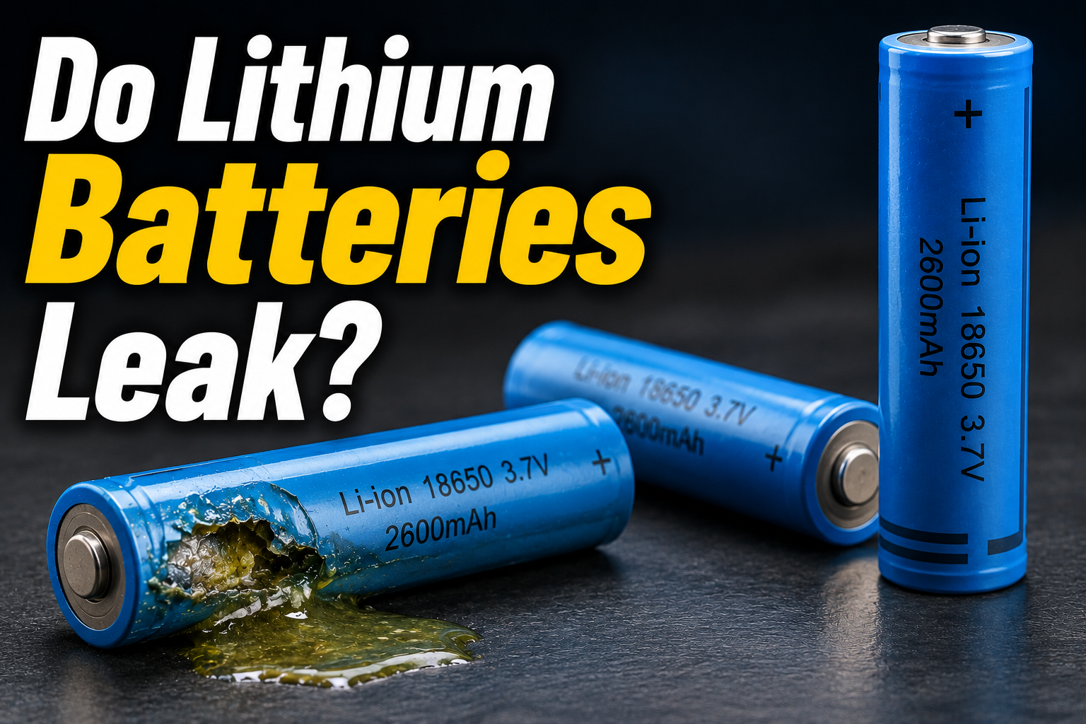 Do Lithium Batteries Leak?