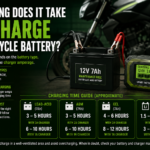 how long does it take to charge motorcycle battery​
