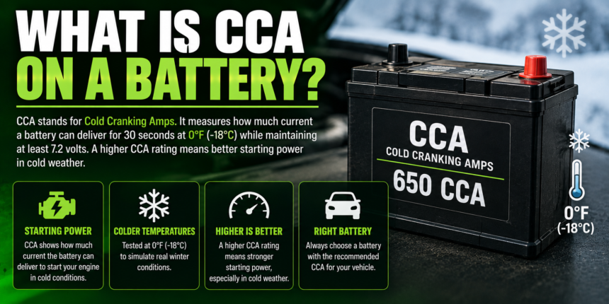 What Is CCA on a Battery?