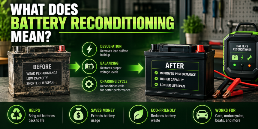 What Does Battery Reconditioning Mean?
