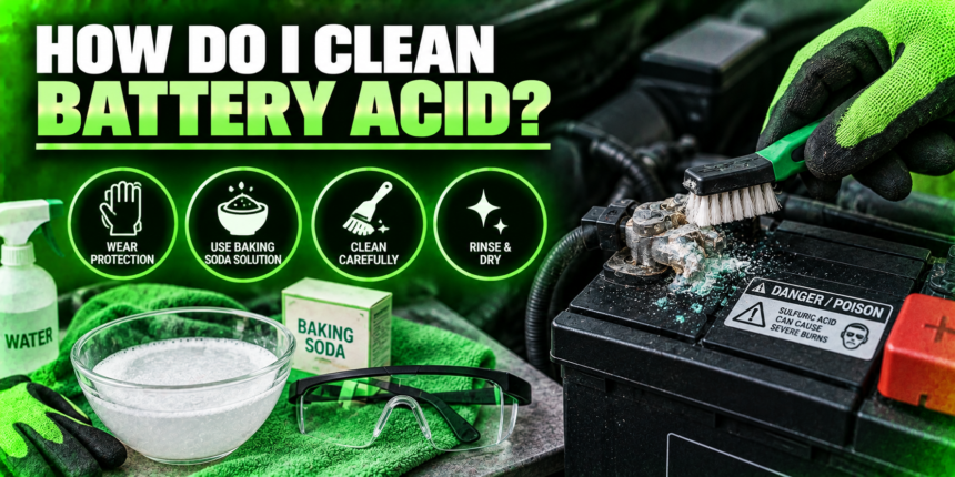 How Do I Clean Battery Acid