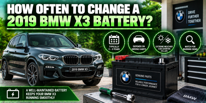 How Often to Change a 2019 BMW X3 Battery?
