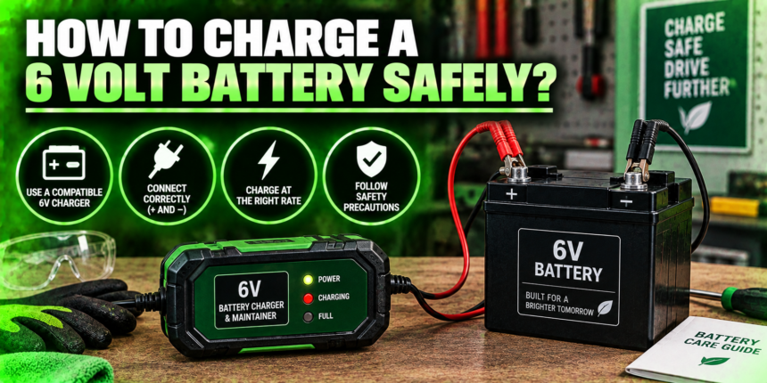 How to Charge a 6 Volt Battery Safely?