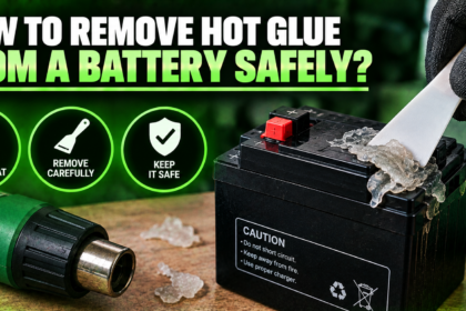How to Remove Hot Glue From a Battery Safely?