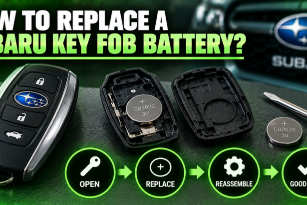 How to Replace a Subaru Key Fob Battery?