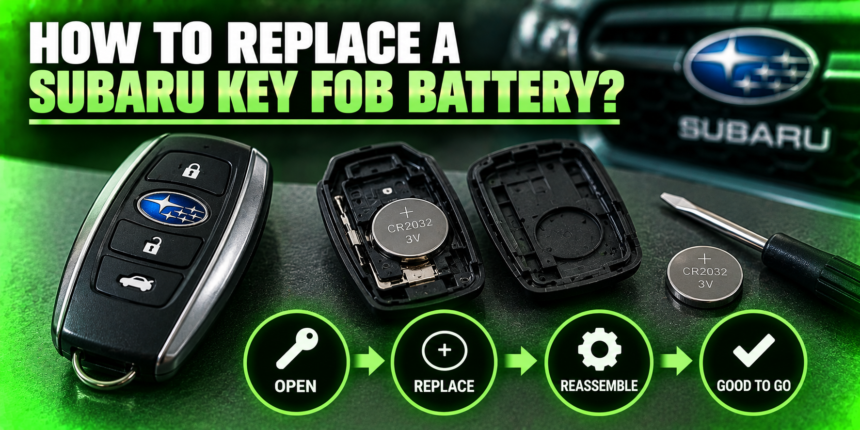 How to Replace a Subaru Key Fob Battery?
