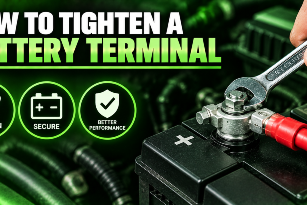 How to Tighten a Battery Terminal