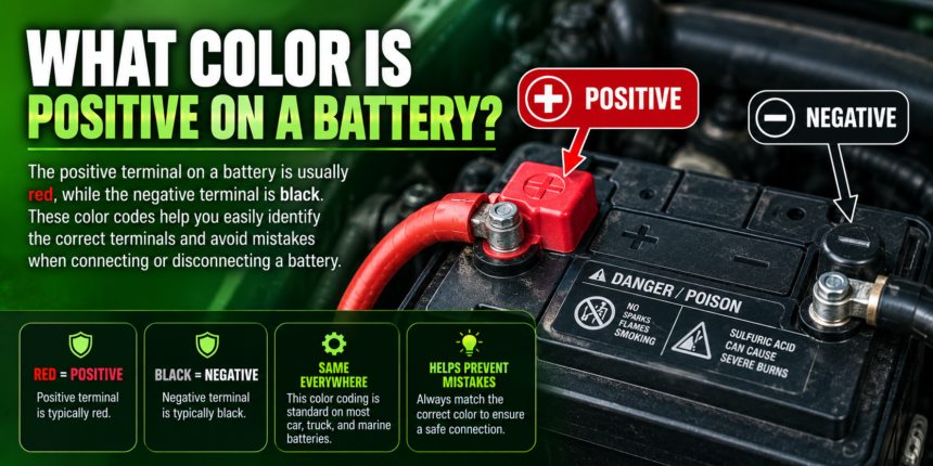 What Color Is Positive on a Battery?